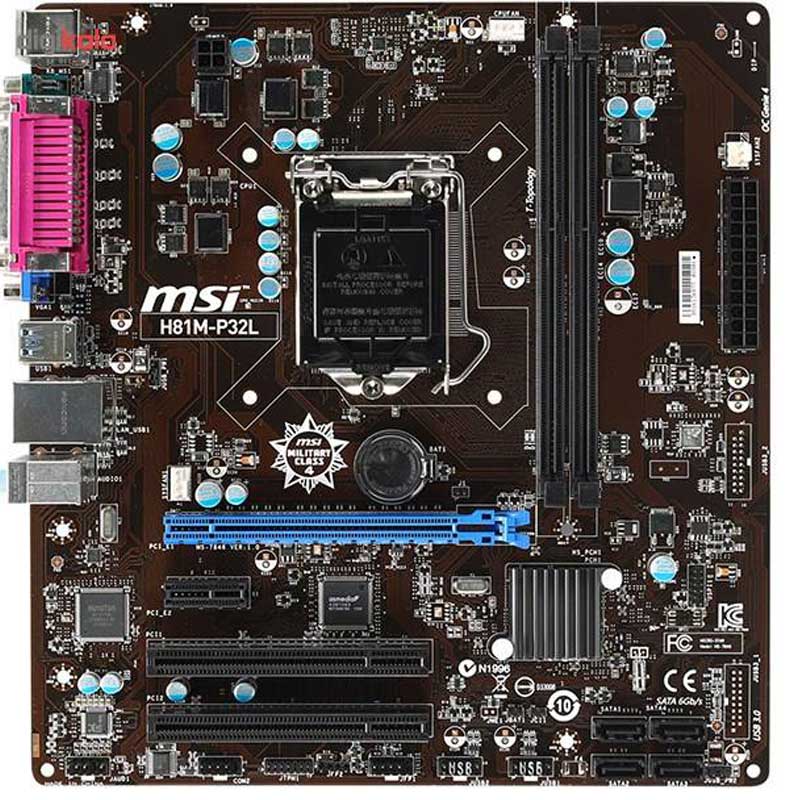 MSI H81M P32L Motherboard