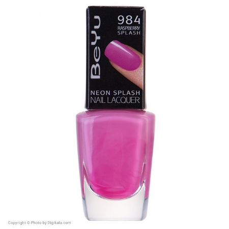 لاک ناخن نئون اسپلش بی یو BeYu Neon Splash Nail Polish (کد رنگ 984)