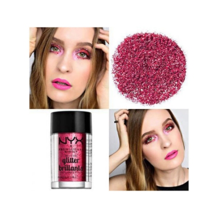 گلیتر پودری نیکس رنگ قرمز