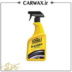 تصویر  اسپری براق کننده لاستیک خودرو فرمول یک Formula 1 Black Gold Tire Shine