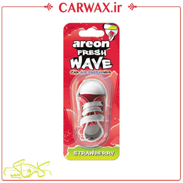تصویر  خوشبو کننده خودرو توت فرنگی آرئون مدل فرش ویو Areon Fresh Wave Strawberry