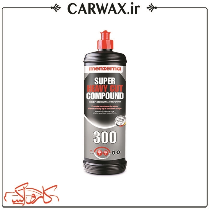 enzerna Super Heavy Cut 300 1L پولیش بسیار زبر یک لیتری حرفه ای منزرنا