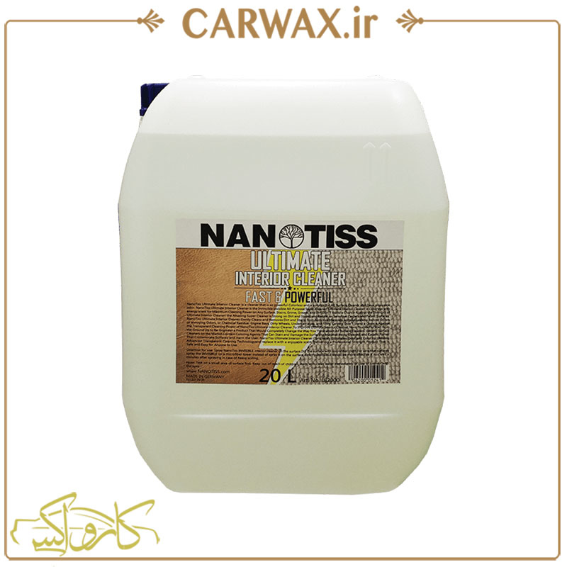 مایع 20 لیتری داخل شوی خودرو نانوتیس Nanotiss Ultimate Interior Cleaner مایع 20 لیتری داخل شوی خودرو نانوتیس Nanotiss Ultimate Interior Cleaner