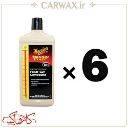 شش عدد پولیش بسیار زبر یک لیتری مگوایرز Meguiars M101 Foam Cut Compound (6 Pack)