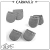 پک شش عددی دستکش میکروفایبر سر انگشتی اس جی سی بی SGCB Microfiber Wax Foam Applicator Pad With Finger Pocket