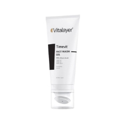 خرید ژل شستشوی صورت لایه بردار Timevit ویتالیر 200ml