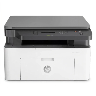 تصویر  پرینتر لیزری 3 کاره اچ‌پی مدل LaserJet MFP 136a با قابلیت پرینت، اسکن و کپی، اتصال USB و نمایشگر